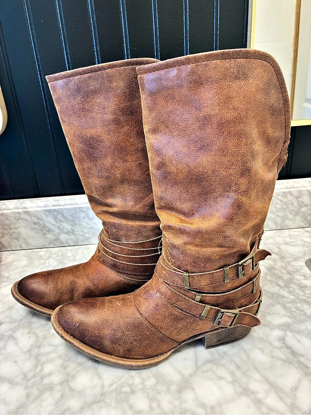Women's Brown Over-the-Knee Boots